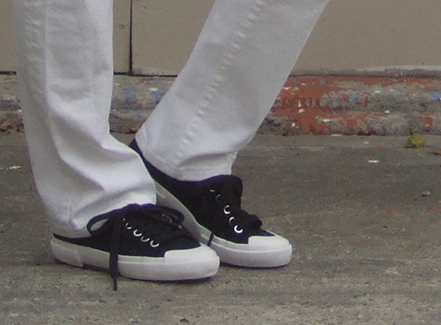 Close up of Coach Sneakers | thatwasthenthisiswow.com