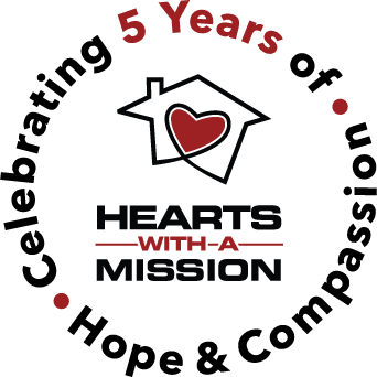 logo, hearts, shelter, mission